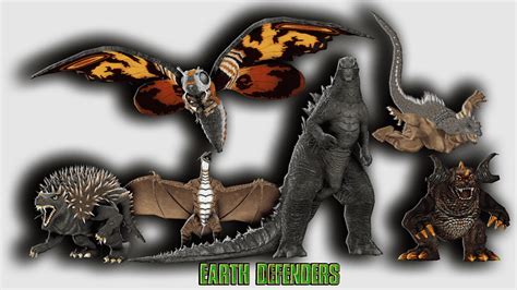 Mr Six Varan Destroy All Monsters Baragon Godzilla Vs Mothra