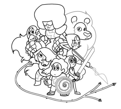 Free Steven Universe Coloring Pages | Coloring books, Steven universe