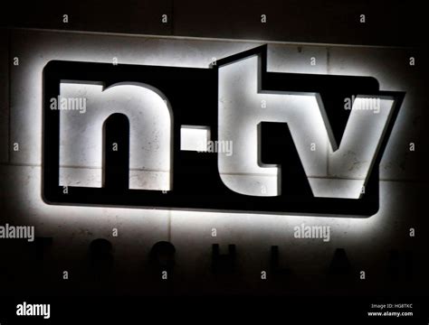Das Logo Der Marke Ntv Berlin Stock Photo Alamy