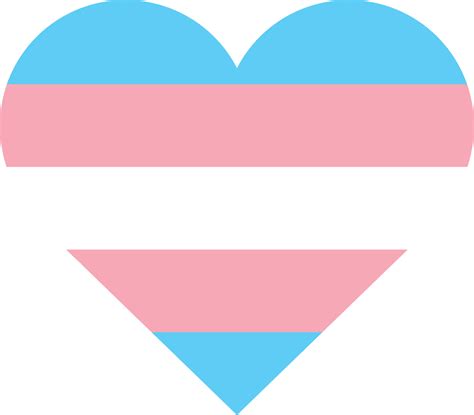 transgender flag in heart 4746722 vector art at vecteezy