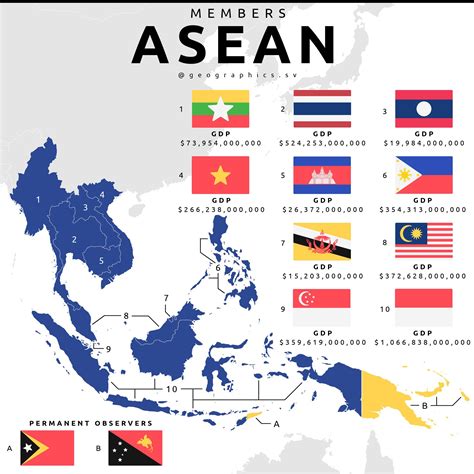 Southeast Asian Economies Mapporn Gambaran