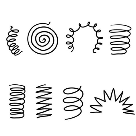 4300 Coiled Spring Stock Illustrations Royalty Free Vector Graphics