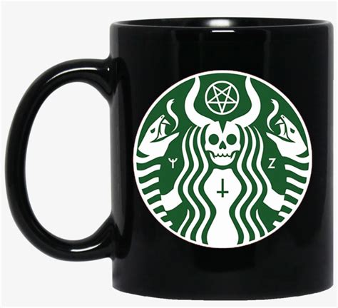 Starbucks Satan 804059552202 Black Mug 11oz Starbucks New Logo 2011