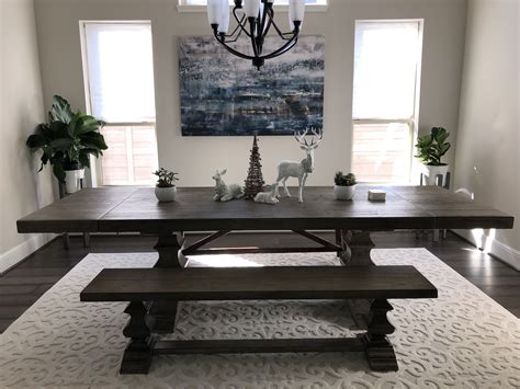 4.3 out of 5 stars 125. Banks Extending Dining Table, Gray Wash | Dining table ...