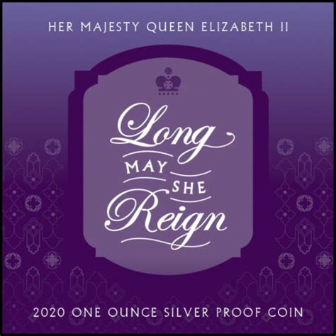 Niue 2020 1 Queen Elizabeth Ii Long May She Reign Silver Proof Coin