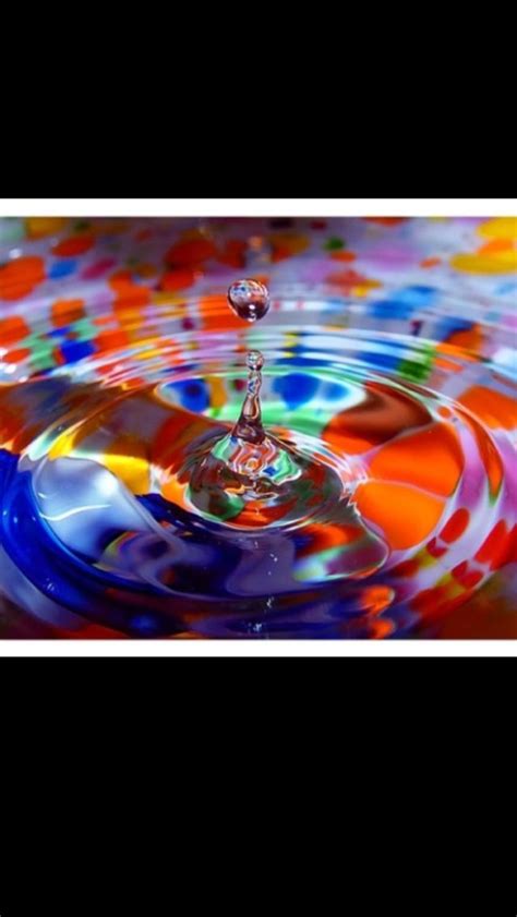 Rainbow Water Color Splash Paint Drop Colorful Pictures