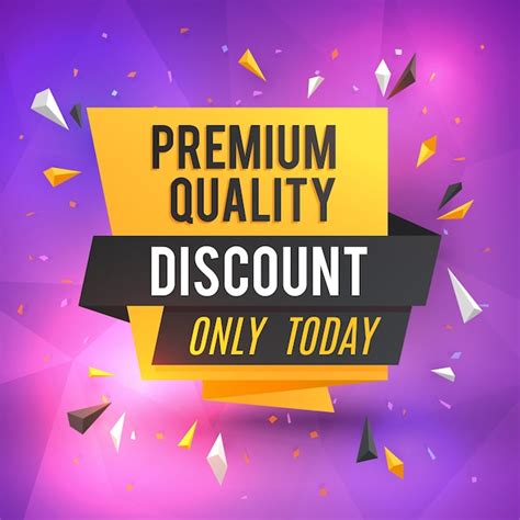 Premium Vector Discount Poster Template