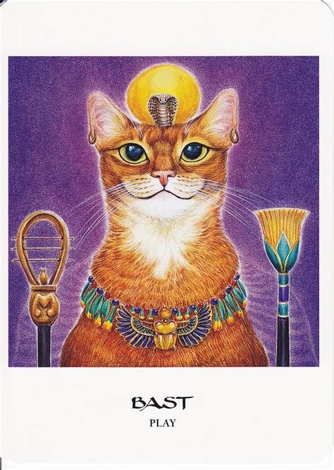 Bast Or Bastet Egyptian Goddess And Protector Of Cats Таро