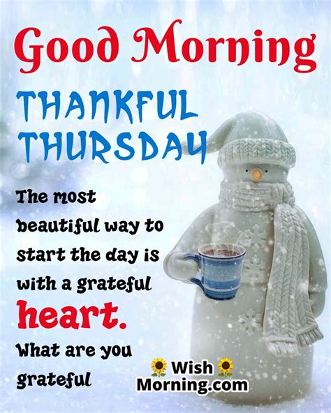 Good Morning Thankful Thursday