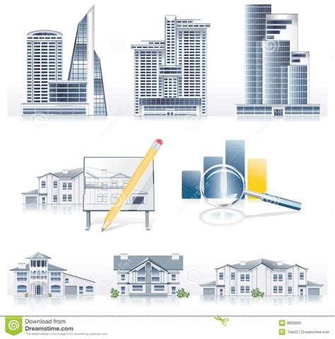 17 Vector Architecture Images Commercial Building Vector Icon