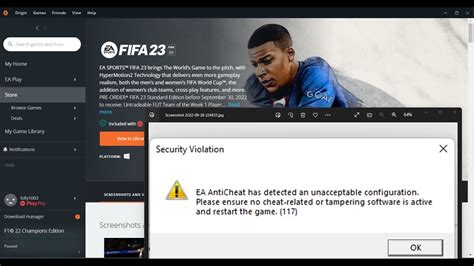 Fix FIFA EA AntiCheat Detected Unacceptable Configuration Ensure No Cheat Software Is Active