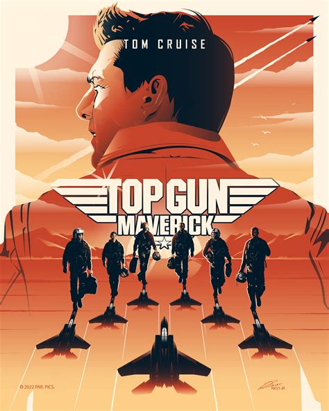 Official Top Gun Maverick Poster Art On Behance