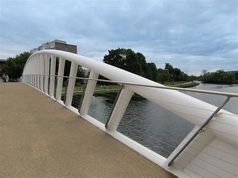45 X 4m Tied Arch Vierendeel Truss Footbridge Bedford Cts Bridges