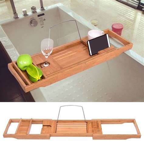 Unlike traditional shower caddies, this bamboo bathtub tray is made of bamboo wood and easy to clean. Best Bamboo Bathroom Bathtub Caddy Trays and Buying Guide ...