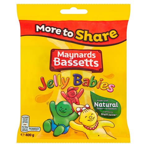 Maynards Bassetts Jelly Babies Sweets Bag 400g Sweets Iceland Foods