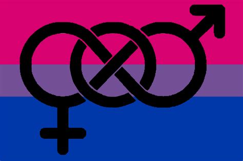 Golden bisexual symbol isolated on white background. FIUsm | How Society Erases The Bisexual Identity | | FIUsm