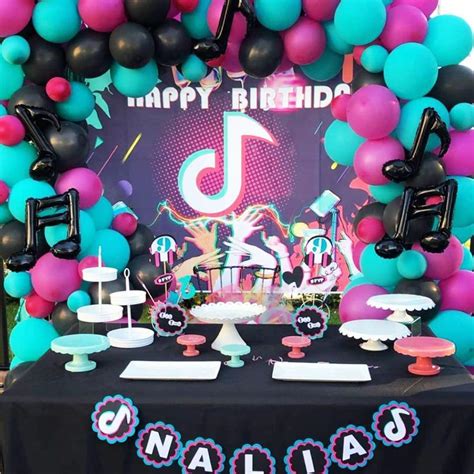 Buy Tik Tok Birthday Balloons Party Decorations Supplies Music Themed