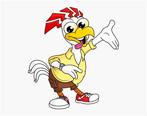 Chicken Mascot Kfc Chicken Animated Hd Png Download Kindpng