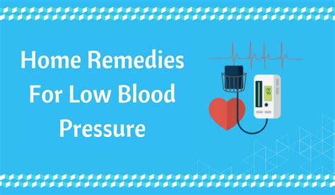 Natural Wayshome Remedies For Low Blood Pressure