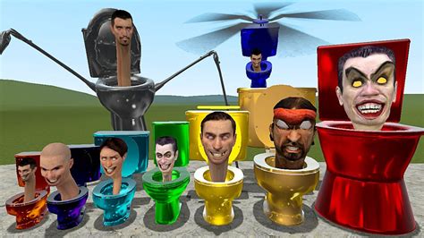 SKIBIDI BOP DOP TOILET ALL NEW MATERIALS AND ELEMENTS In Garry S Mod