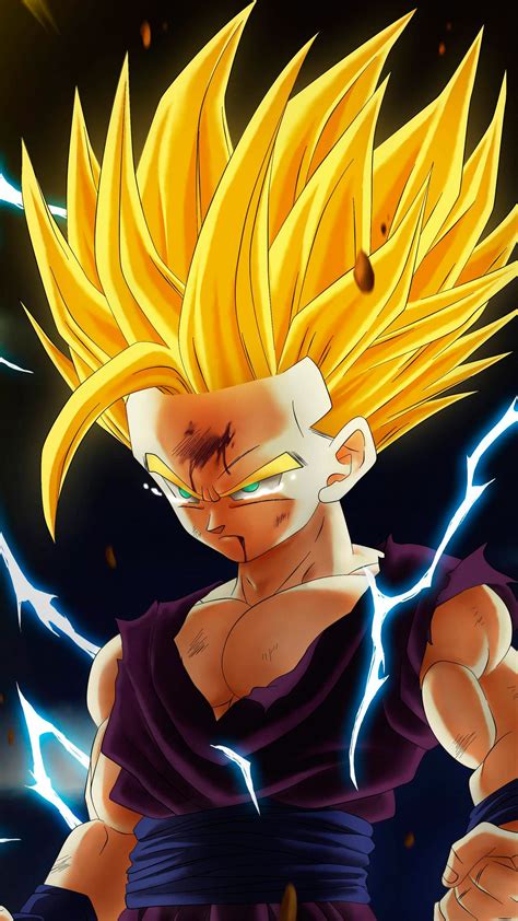 Dragon Ball Gohan Wallpaper For Iphone X 8 7 6 Free Download On