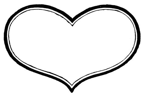 Free Black And White Clipart Heart Clipart Best
