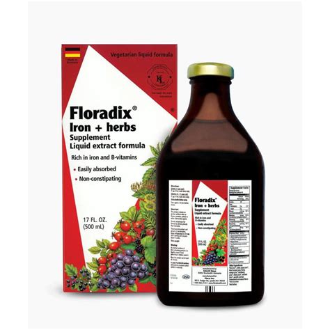 Special price $42.92 regular price $50.49 save 15%. Salus-Haus Floradix Iron plus Herbs 17 Oz - Walmart.com ...
