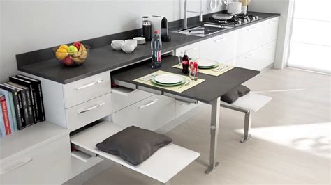You can use it for an island dining table or entertainment table along with a barstool and high chair. T-ABLE Pull Out Kitchen Table | BOX15 - YouTube