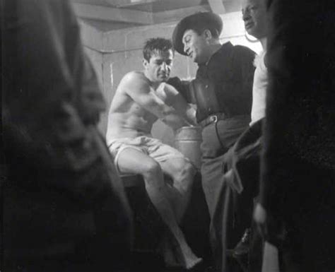 Vintage Locker Room Rocky Graziano Middleweight Champion Boxer Naked