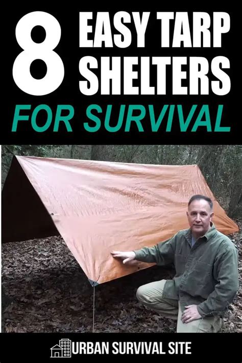 8 Easy Tarp Shelters For Survival Urban Survival Site