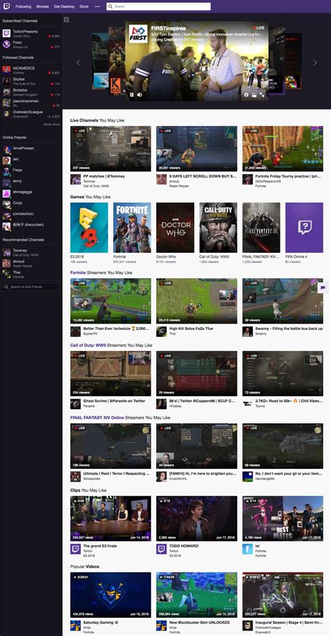 Twitch Details Upcoming Stream Discovery Features