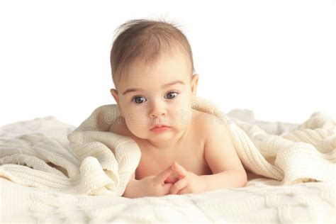 Baby Stock Photo Image Of Comfortable Innocence Cheerful 30062924