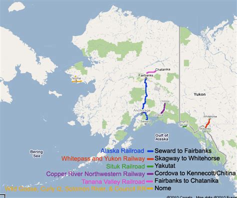 Nylon principal Fábula alaska train map Apelar a ser atractivo Rápido lobo