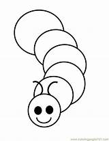 Worm Coloring Printable Worms Inchworm Bug Easy Drawing Insect Colouring Apple Google Glow Getcolorings Designlooter Preschool Getdrawings Visit Coloringpages101 Library sketch template
