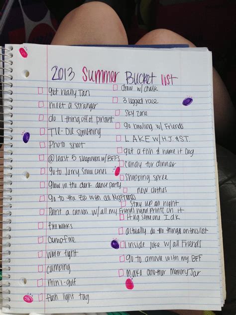 Pin by Bailey Gray on Bucket list | Summer bucket list for teens, Summer bucket lists, Bucket ...