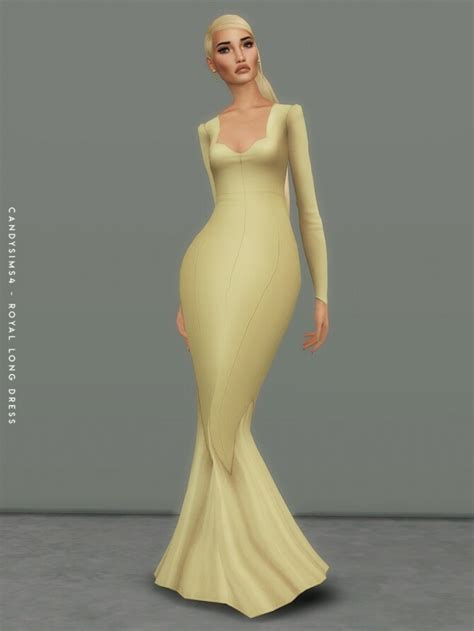 Royal Long Dress At Candy Sims 4 Sims 4 Updates