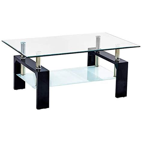 Get free shipping on qualified glass coffee tables or buy online pick up in store today in the furniture department. Trustiwood Rectangular Tempered Glass Coffee Table Tea ...