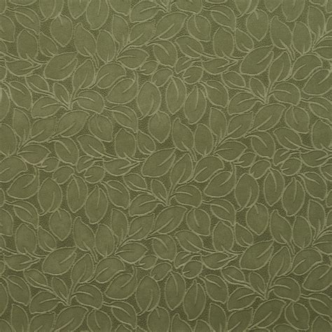 Sage Green Small Leaf Texture Soft Microfiber Velvet