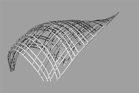 Gridshell Form Finding Concept Models Architecture Resort