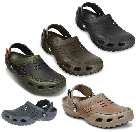 New Mens Genuine Crocs Yukon Sports Walking Comfort Sandals Clogs Size