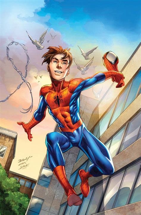 Peter Parker Ultimate Spider Man By Mark Bagley After Sara Pichelli