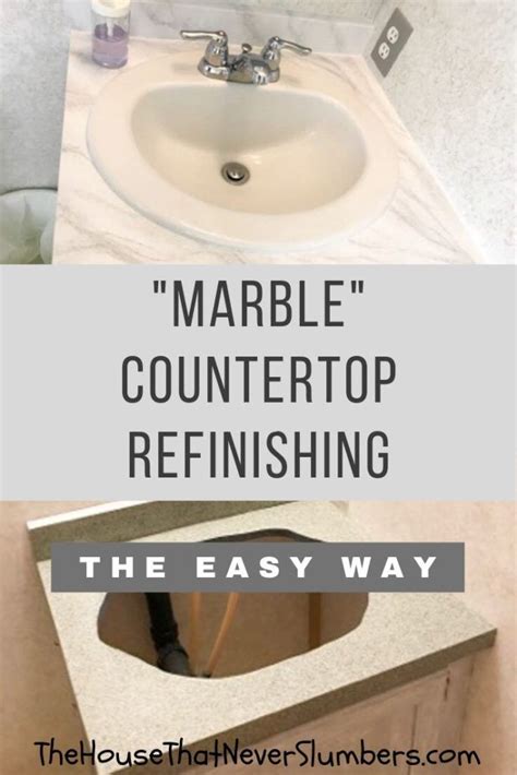 · dreaming of marble, but it isn't in the budget? Easy "Marble" Countertop Refinishing with Giani (With ...