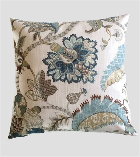 Shop allmodern for modern and contemporary blue throw pillows to match your style and budget. Farmhouse Floral Decorative Pillow Cover Rustic Blue Brown ...