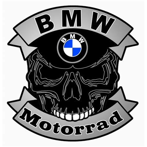 Made of durable vinyl and are uv resistant. BMW Motorrad skull Sticker - cafe-racer-bretagne.clicboutic.com