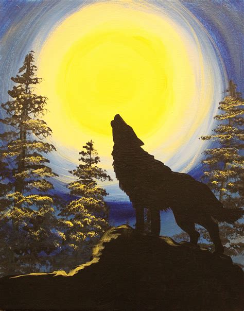 Drawing wolf and moon 3948 best wolf and moon images in 2019 wolf pictures drawings. Galleries | Creatively Uncorked | Silhouette painting ...