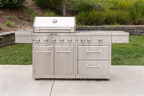 Stainless Steel 8 Burner Grill