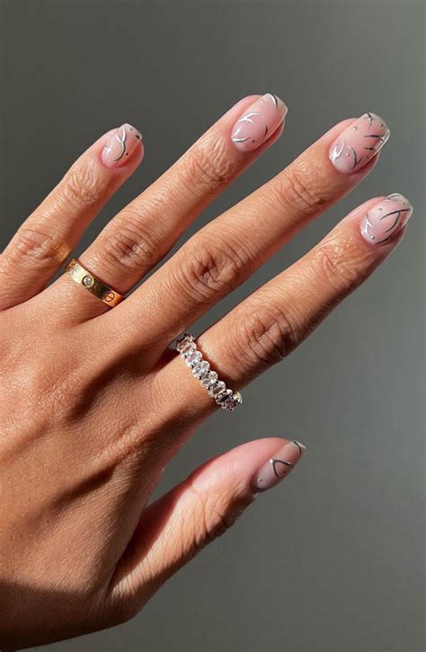 35 Nail Trends 2023 To Have On Your List Minimalist Chrome Short Nails