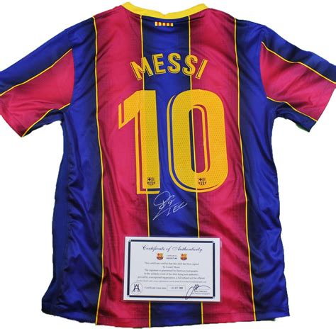 Lionel Messi Signed Barcelona Jersey Ccsmemorabilia