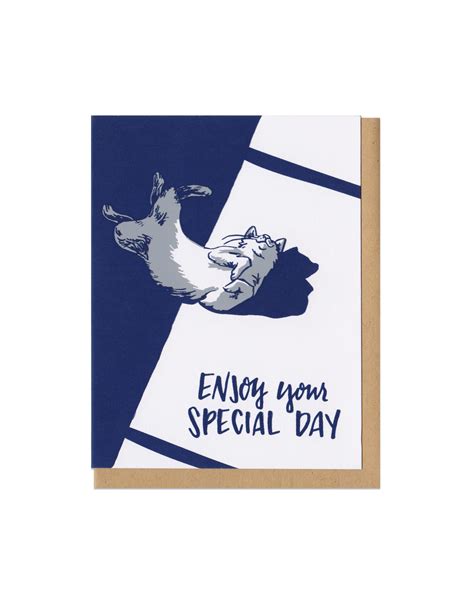 Enjoy Your Special Day Greeting Card Home