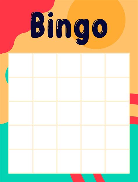 Custom Bingo Card Template 10 Free Pdf Printables Printablee